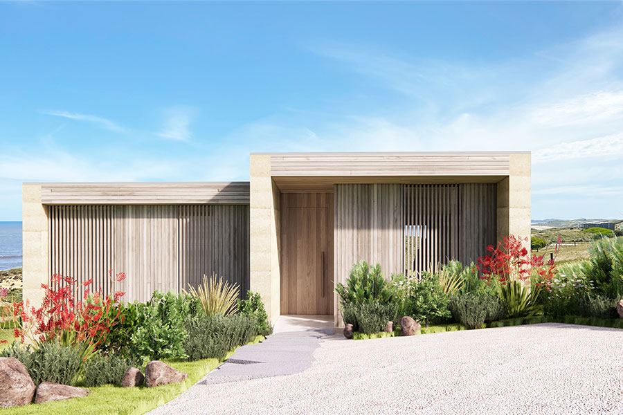 Artists rendering of the eco-friendly luxury accommodation retreats at YumaKiah Coastal Retreat