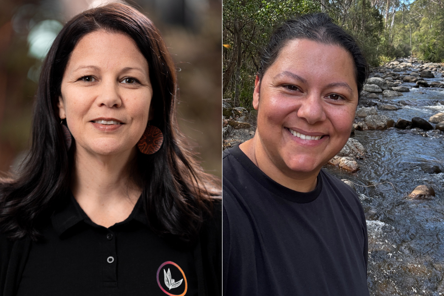 Headshots of Karinda Taylor and Kaley Nicholson, the 2 new women members of Koori Caucus