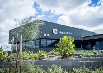 Exterior of the ManuFutures building at Deakin University