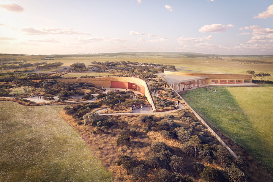 Rendering of the Twelve Apostles Visitor Experience Centre