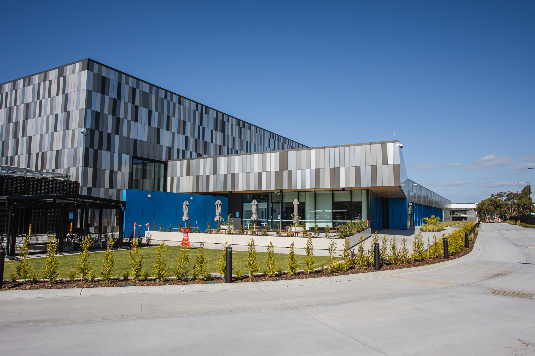 External view of the Modern Technology Centre in Melbourne