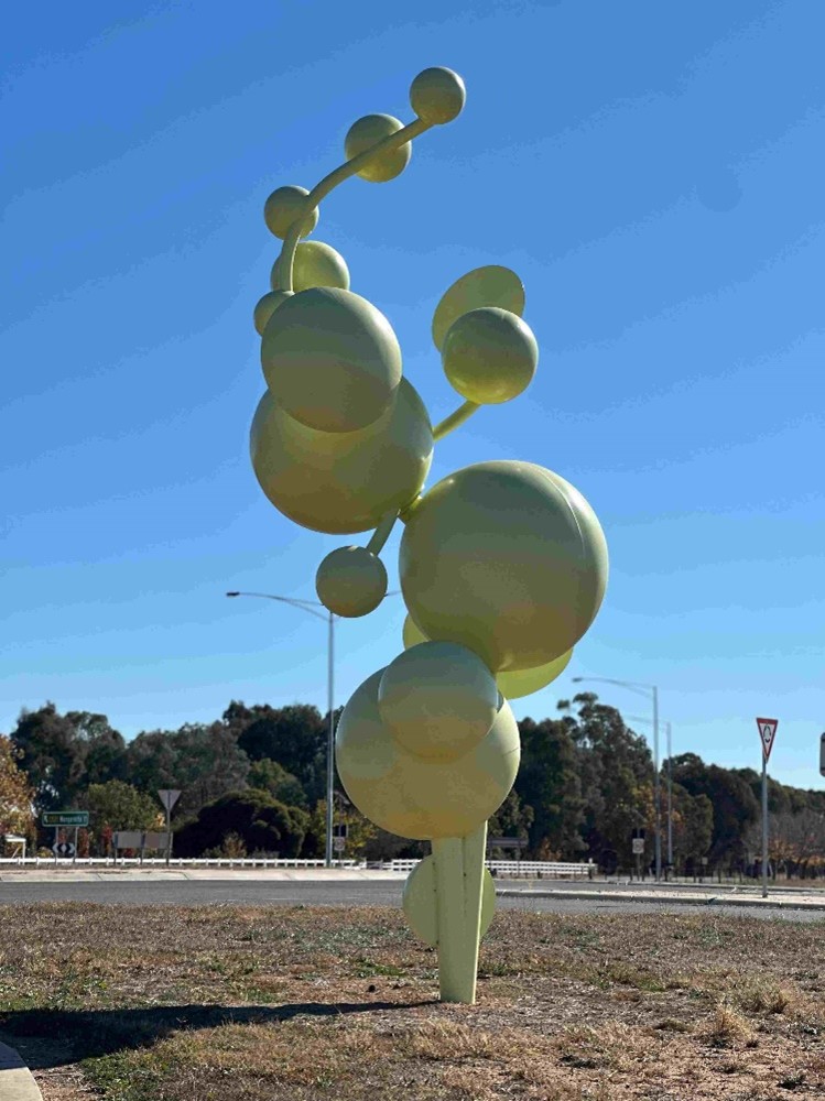 Prosecco Rd - Bubbles in the Landscape sculpture
