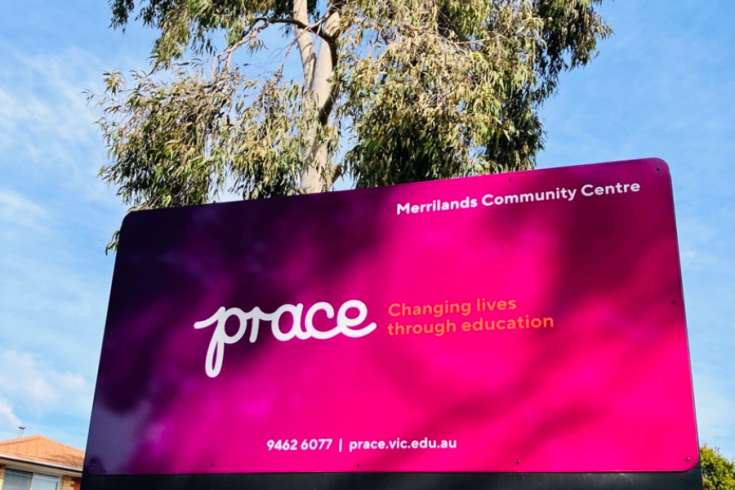 Front sign of Prace at Preston