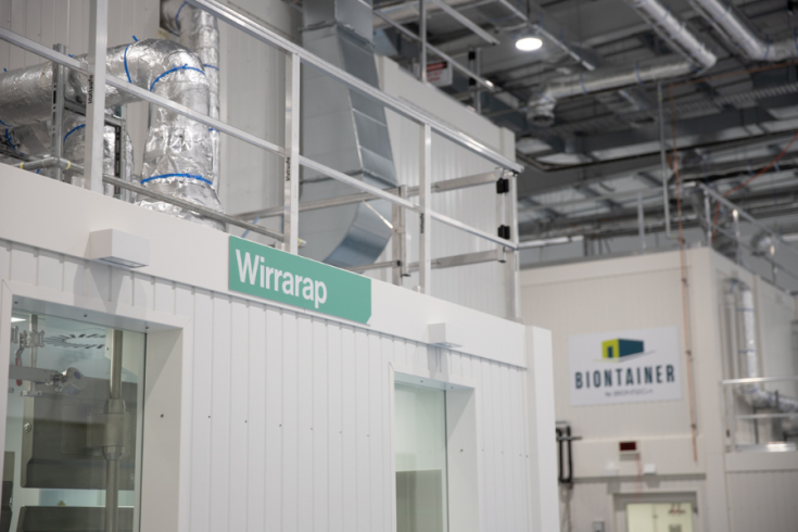 Close up of manufacturing unit called Wirrarap