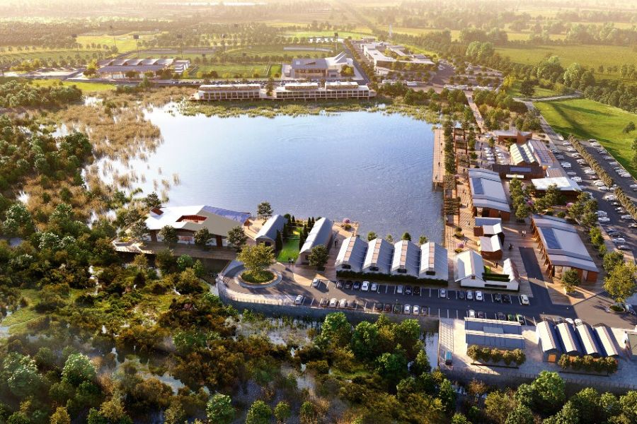 Architectural designs of the Cape Otway Road Australia project, global sports, tourism and accommodation development at Cape Otway Road, Modewarre