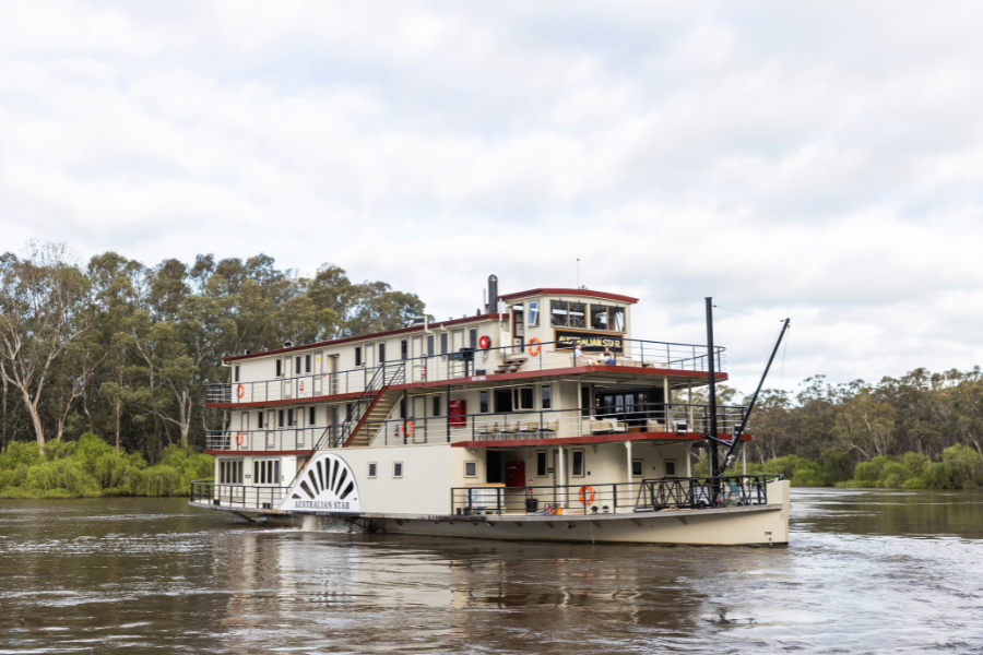 A riverboat named 